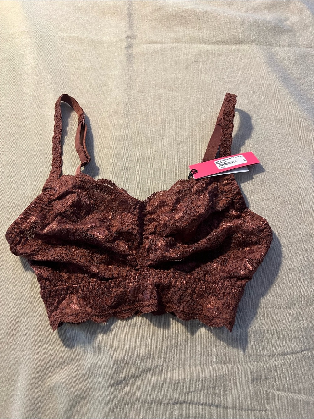 Cosabella Never Say Never Curvy Sweetie Soft Bra Brown XS